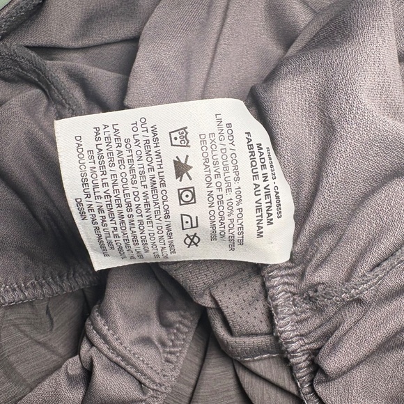 Nike Women's Running Shorts Gray, Athletic, Size Medium with Built-In Liner - Picture 5 of 7